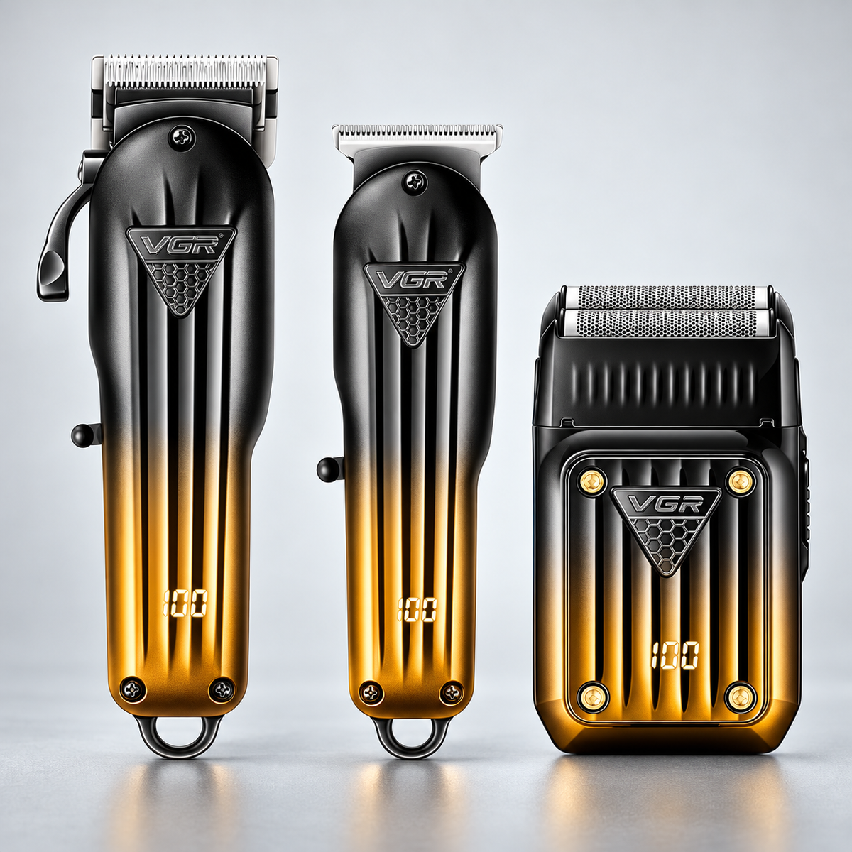 Hair Trimmer Professional Electric Shaver Adjustable Trimmer Barber Clippers Beard Trimmer Razors Foil Shaver for Men V-644