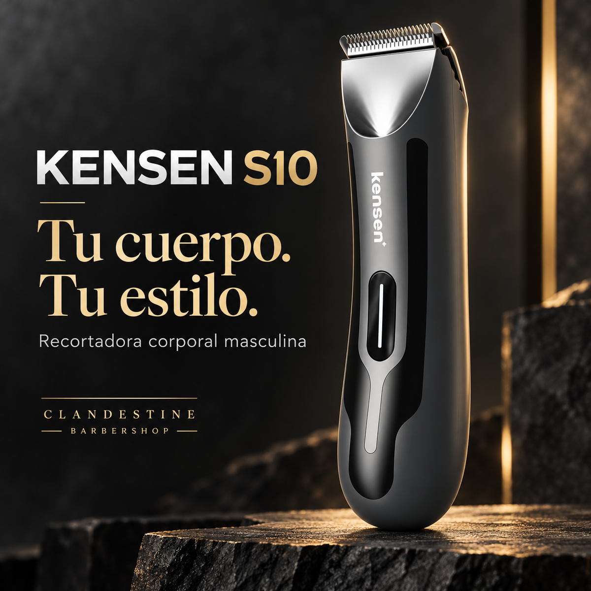 S10 Electric Body Hair Trimmer for Men Body Groomer Bikini Waterproof Hair Shaver Replaceable Ceramic Blade Head Clipper